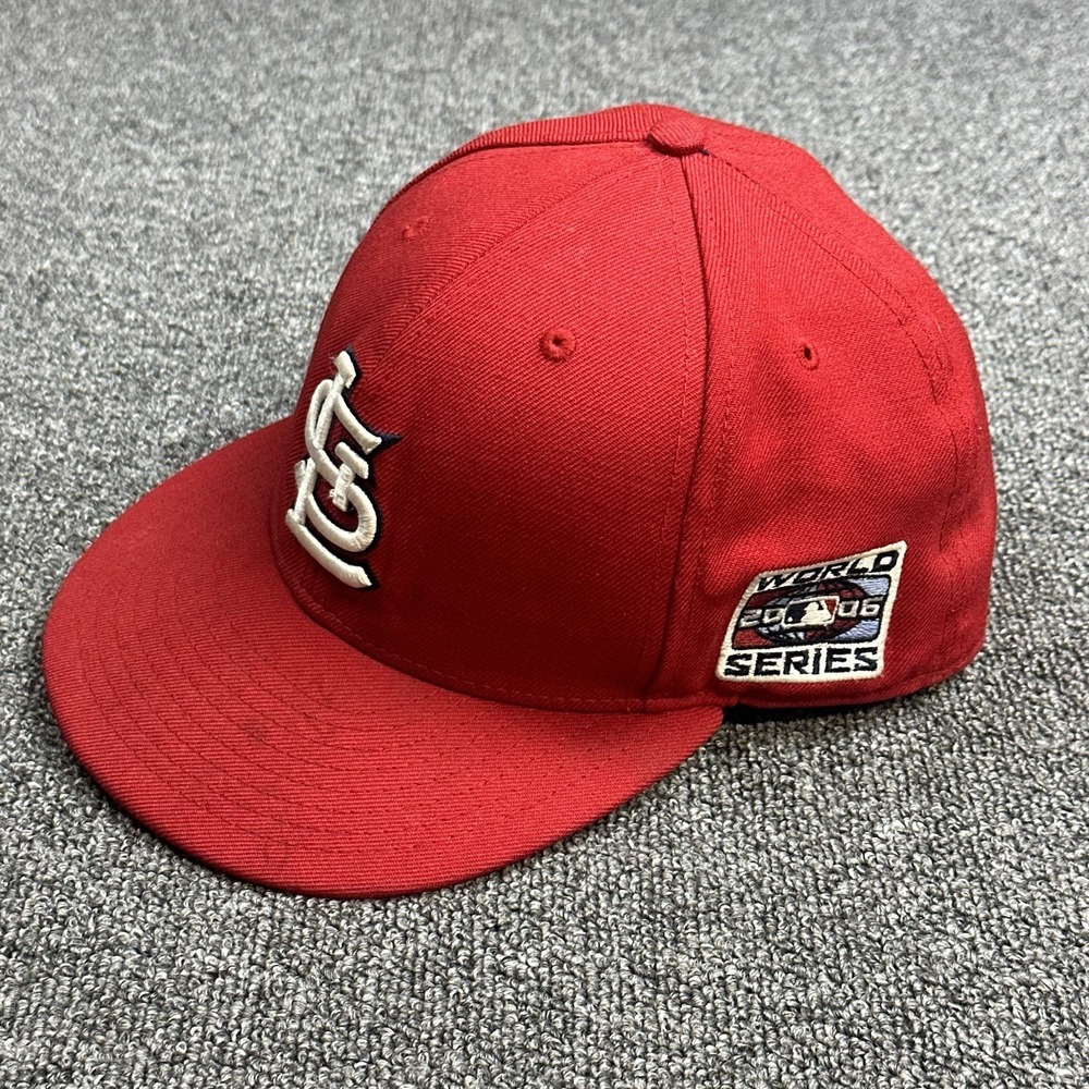 St.‎ Louis Cardinals Hat New Era 7 3/8 Fitted Cooperstown MLB 2006 World Series